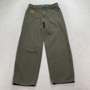 Empyre Baggy Skate Pants Jeans Men's Size 28x27 Green Relaxed